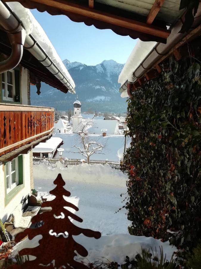 Apartmán Haus Holler Wallgau Exteriér fotografie