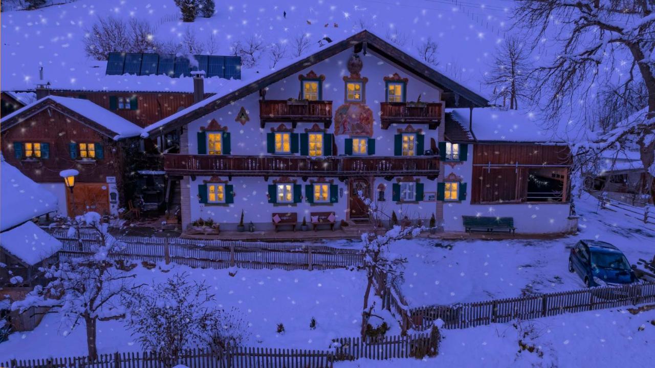 Apartmán Haus Holler Wallgau Exteriér fotografie